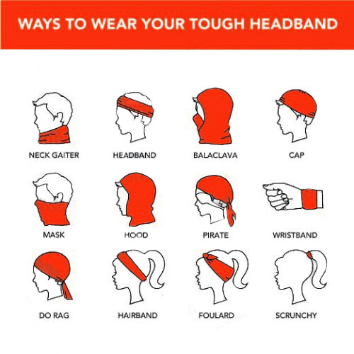 Multi Use Skull Tube Scarf Bandana Head Face Mask Neck Gaiter Snood Headwear Hot