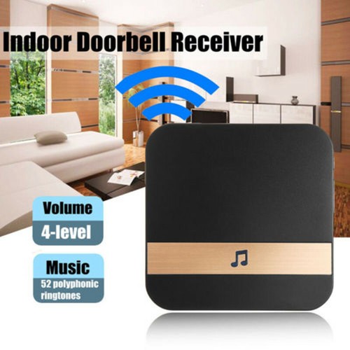 Wireless WiFi Doorbell Chime Ding-Dong Visual Door Bell Smart Receiver US Plug