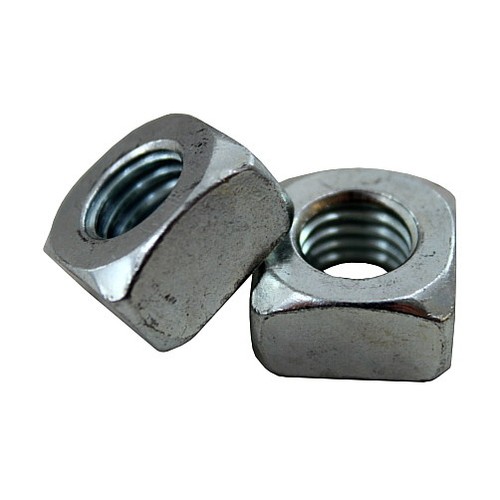 10//32 Zinc Plated Square Nuts Box of 100