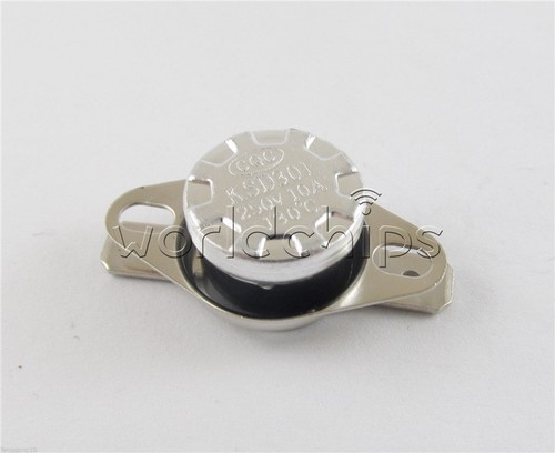 KSD301 130°C 260°F Degree Celsius NO Temperature Switch Thermostat 250V 10A