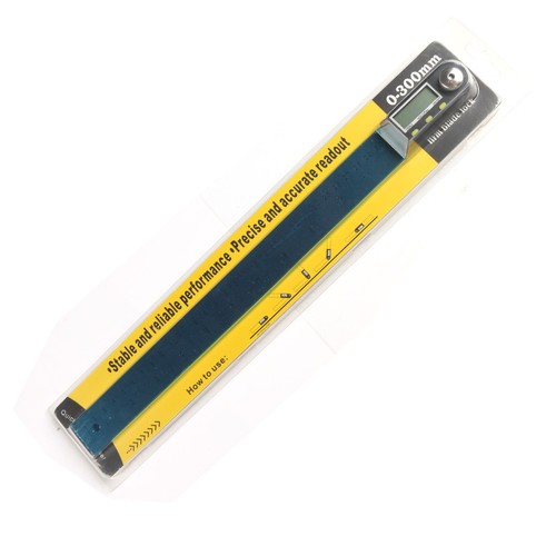 Stainless Steel 300mm Digital Protractor Inclinometer Electronic Angle Gauge 12/"