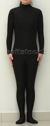 New Lycra Spandex Zentai costume Bodysuit Catsuit Unitard No Hood /& Hands