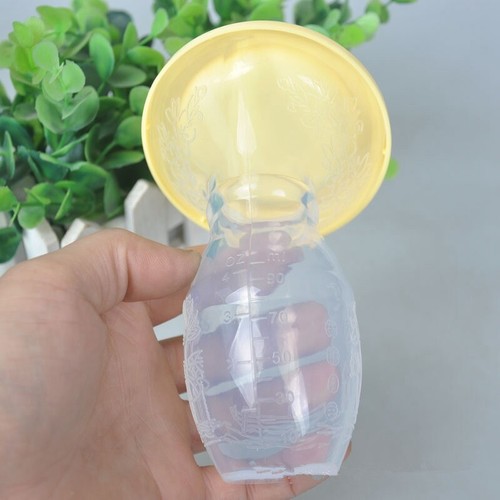 Silicone Mom Breastfeeding Manual Breast Pump Baby Feeding Milk Saver Collector