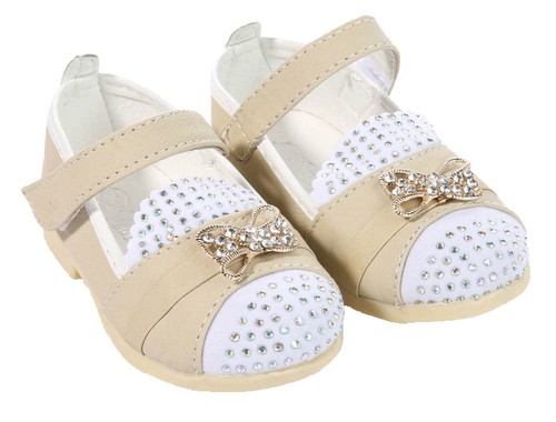UK Kids Girls Shoes Strap Wedding Party Occasion Shoes White Black Shoes Size