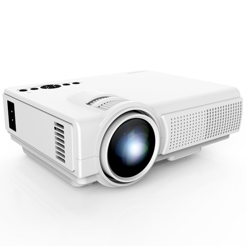 TENKER Q5 Projector 1500 Lumens LED Mini Projector Brand New
