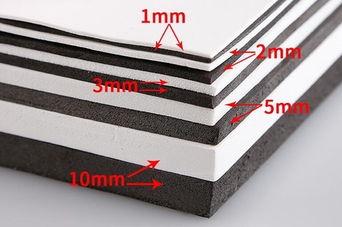 1~10mm EVA Foam Sheets 35x50 35x100cm Kids Cosplay Sponge Paper Model DIY Craft
