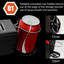 Black Multifunctional Car Seat Right Side Gap Storage Box Phone Coins Organizer
