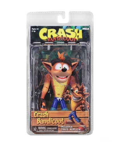 NECA 7” Scale Action Figure Crash Bandicoot Crash Bandicoot