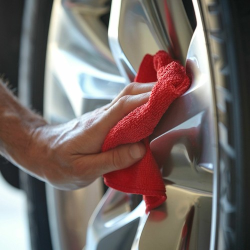 Microfiber Cleaning Cloth Set of 50 Towel Rag Car Polishing Detailing No-Scratch