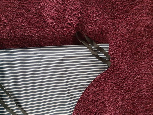 Wipe Clean Butchers Waterproof striped Apron