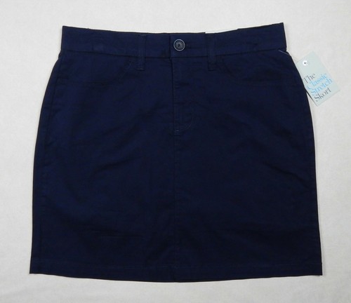 NEW Croft /& Barrow Classic Stretch Womens Khaki Navy Black Skort Skirt w//Shorts