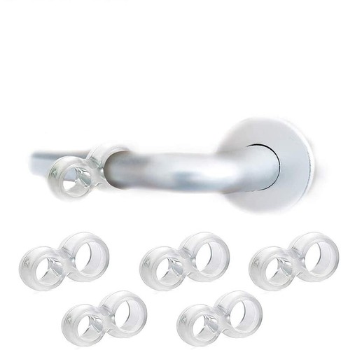 5 x Wall Protector Self Adhesive Rubber Stop Door Handle Bumper Guard Stopper