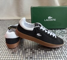 Lacoste Baseshot Mens Leather Trainers Size UK 9 EUR 43