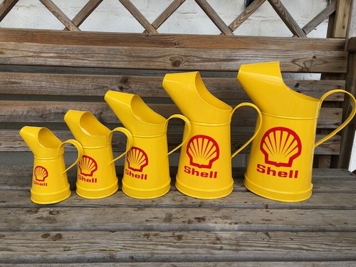 FULL Set of 5 Shell Pourers 1 Gallon down to 1//2 pint cans tins