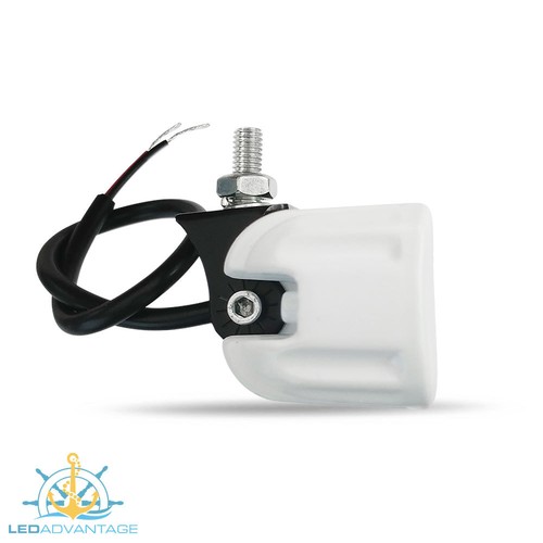 2 X 12V~24V 18W WHITE LIGHT-WEIGHT LED WATERPROOF BOAT//CARAVAN FLOOD DECK LIGHT
