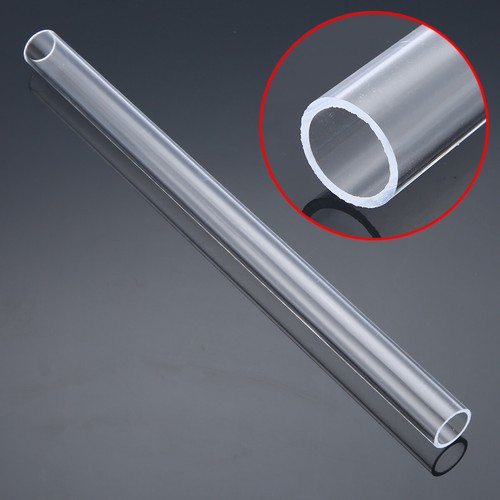 Clear Plastic Acrylic Plexiglass Tube 20mm OD 16mm ID Hollow Pipe Model US