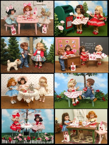 Vintage Ginny Valentine Cards 8 cards