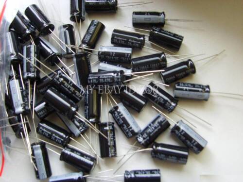 No polarity 20PCS 4.7uF 100V 4.7MFD 100Volt NP Electrolytic Capacitor 6mm×11mm