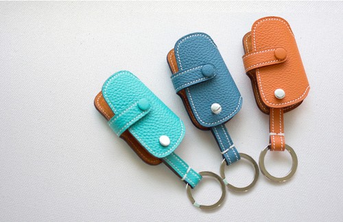leather Remote Key Fob Cover For BMW 5,7 series togo leather