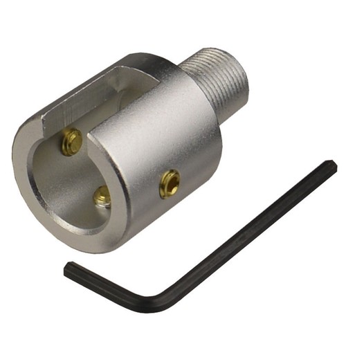 Ruger 1022 10-22 Muzzle Brake Adapter 1//2x28 Thread,Silver Finished Aluminum