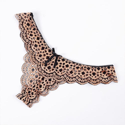 Leopard Bra Push Up Bra Panties Set Womens Brief Thong Bralette 34-44 AA//A//B//C