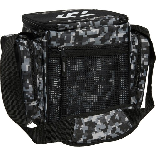 Daiwa D Tec Tactical Tackle Bag Box Digital Black Camo Includes 5 3600 Boxes