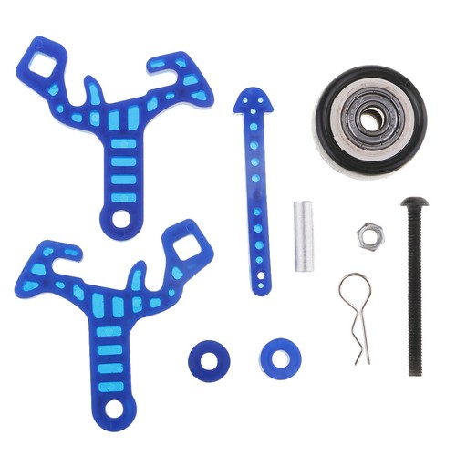1//10 Scale RC Auto Wheelie Stab Anti roll Castor Wheel Kit für HSP