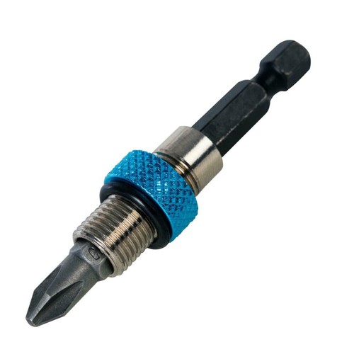 2pcs 1//4 Shank Adjustable Screw Bits Holder Magnetic Screwdriver Drywall Bit