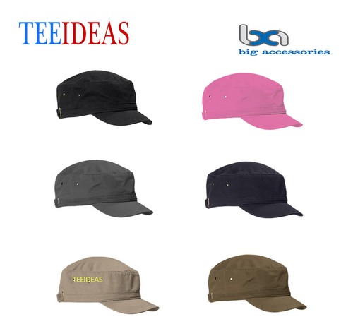 Big Accessories Short Bill Cadet Cap-BA501