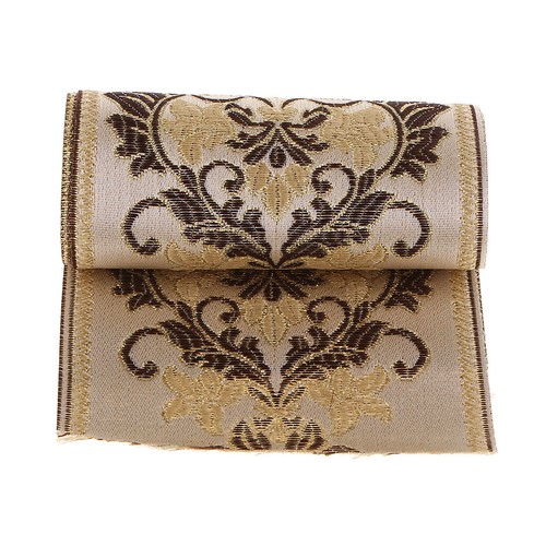 5m//16.41ft Long Retro Ethnic Style Figure Woven Jacquard Ribbon Trim Tape