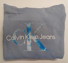 Calvin Klein Jeans Aqua Monogram Hoody in XS - defect