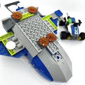 LEGO 7593 Toy Story Buzz's Star Command Spaceship w/ ATV Rover - Incomplete