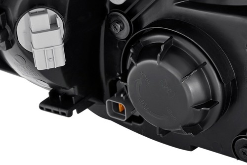 For Hyundai Accent 2007-2011 Lumen 87-1001937 Black Factory Style Headlights