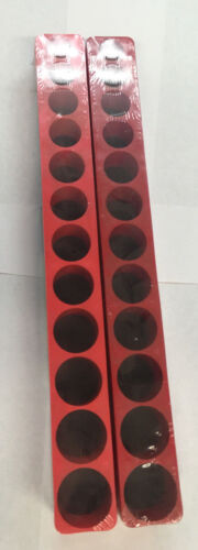 Mechanic Time Saver D381X 12 hole magnetic socket holder organizer 3//8/" drive