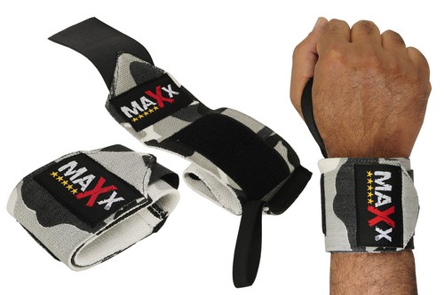 Nouveau Haltérophilie poignet Wraps bandage main Soutien Gym bretelles Brace coton bande