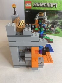 LEGO Minecraft 21113 - The Cave - 100% Complete w/ Instructions - 2014
