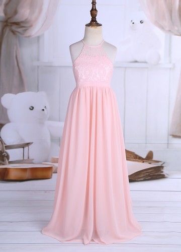 Flower Lace Girls Princess Dress Kids Party Wedding Pageant Formal Gown Dresses