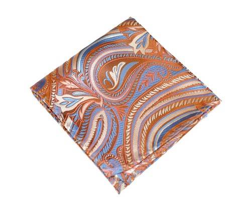 $75 New Lake Toya Copper Lilac Silk Lord R Colton Masterworks Pocket Square