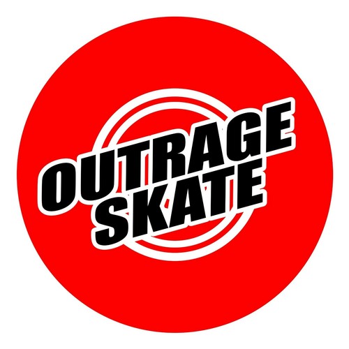 Outrage Skateboard Undercarriage 5 inch Raw Trucks and Reaper Wheels /& Bearings