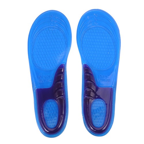 Orthotic Arch Support Massaging Silicone Anti-Slip Gel Sport Shoe Insole Pad KY