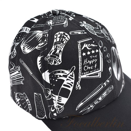 Kellner Küche Motiv Basecap Cap Chic Hut Kappe Individualität Herr Dame Modern