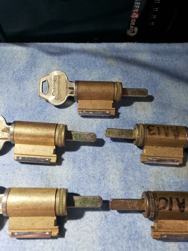 10 Corbin Russwin KIK Cylinders With Keys