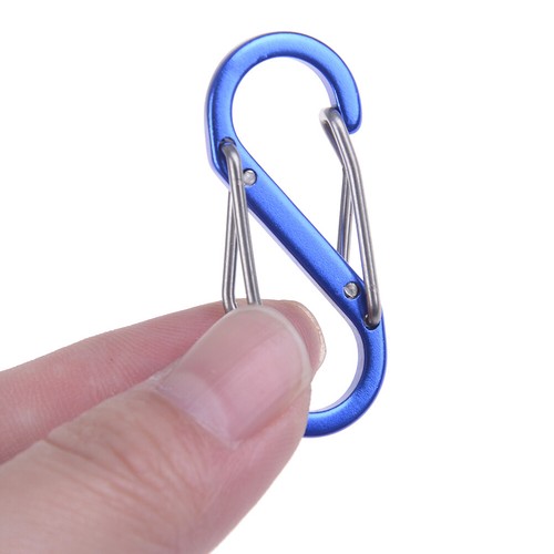 5Pcs 8 Shape outdoor carabineer locking carabiner keychain to Fs TEUS