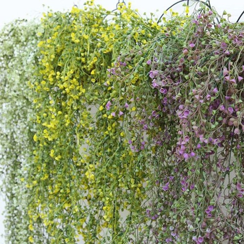 Hanging Ivy Garland Plants Vine Plastic Foliage Flower Osier Wisteria Home Decor