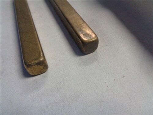 4 7//8/" X 7//16/" MARINE BOAT 2 PROPELLER KEY BRASS PAIR