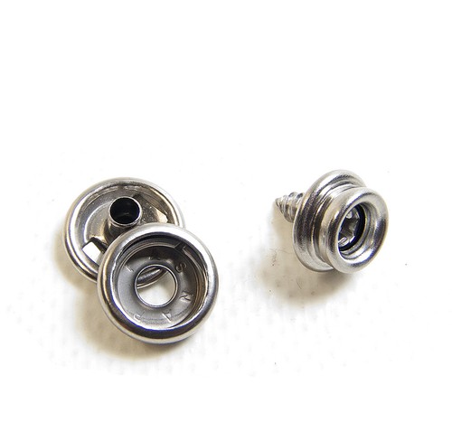 Snap Cap /& Socket Stainless Steel w// 3//8/" Inch #8 Wood Screw Stud