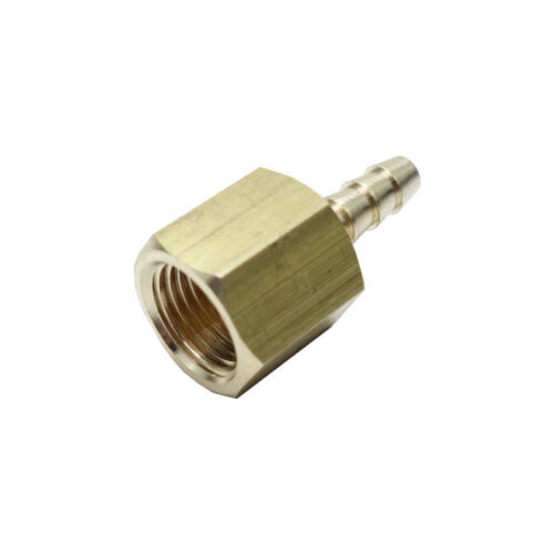 1//8/" NPT to 1//8/" Hose ID Brass Female Barb Tail Fitting Fuel Air Gas Water