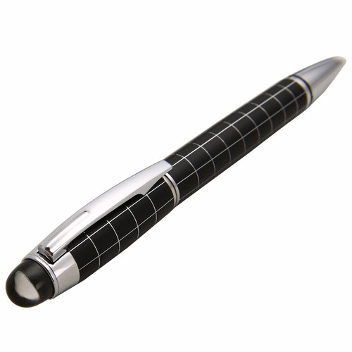 1pc Mode Baoer 79 Schwarz mit Silber Kreuz Linie Kugelschreiber Medium Nib
