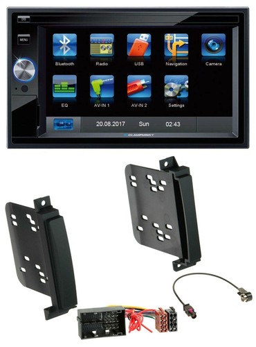 Blaupunkt SD Bluetooth 2din mp3 USB aux radio del coche para Jeep Grand Cherokee Dodge