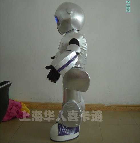 Robot Mascot Costume Suit Cosplay Party Game Dress Outfit Halloween Adult
